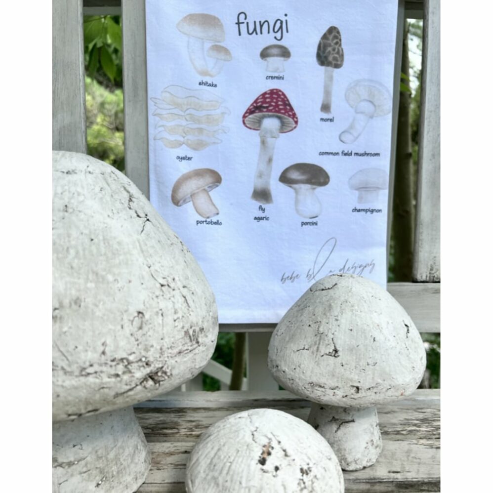 fungi flour sack towel