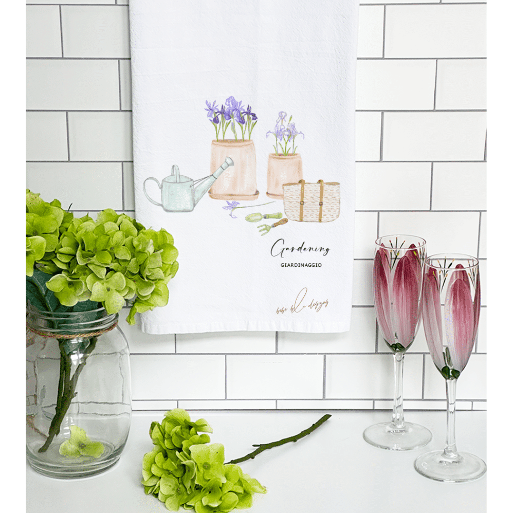 gardening giardinaggio mock up