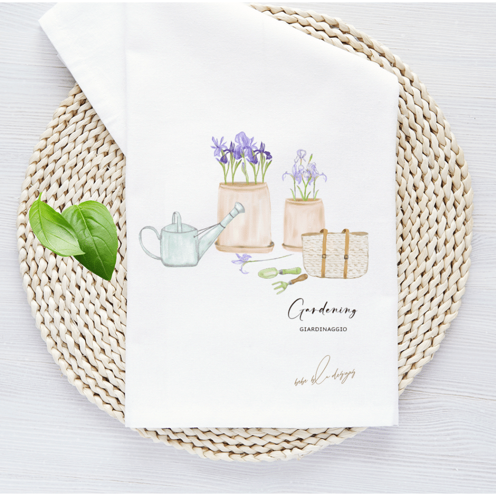 gardening giardinaggio wicker