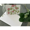 geranium note card with inside