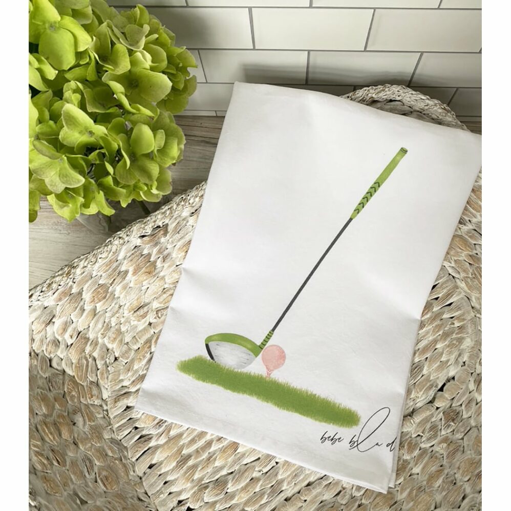 golf club flour sack towel