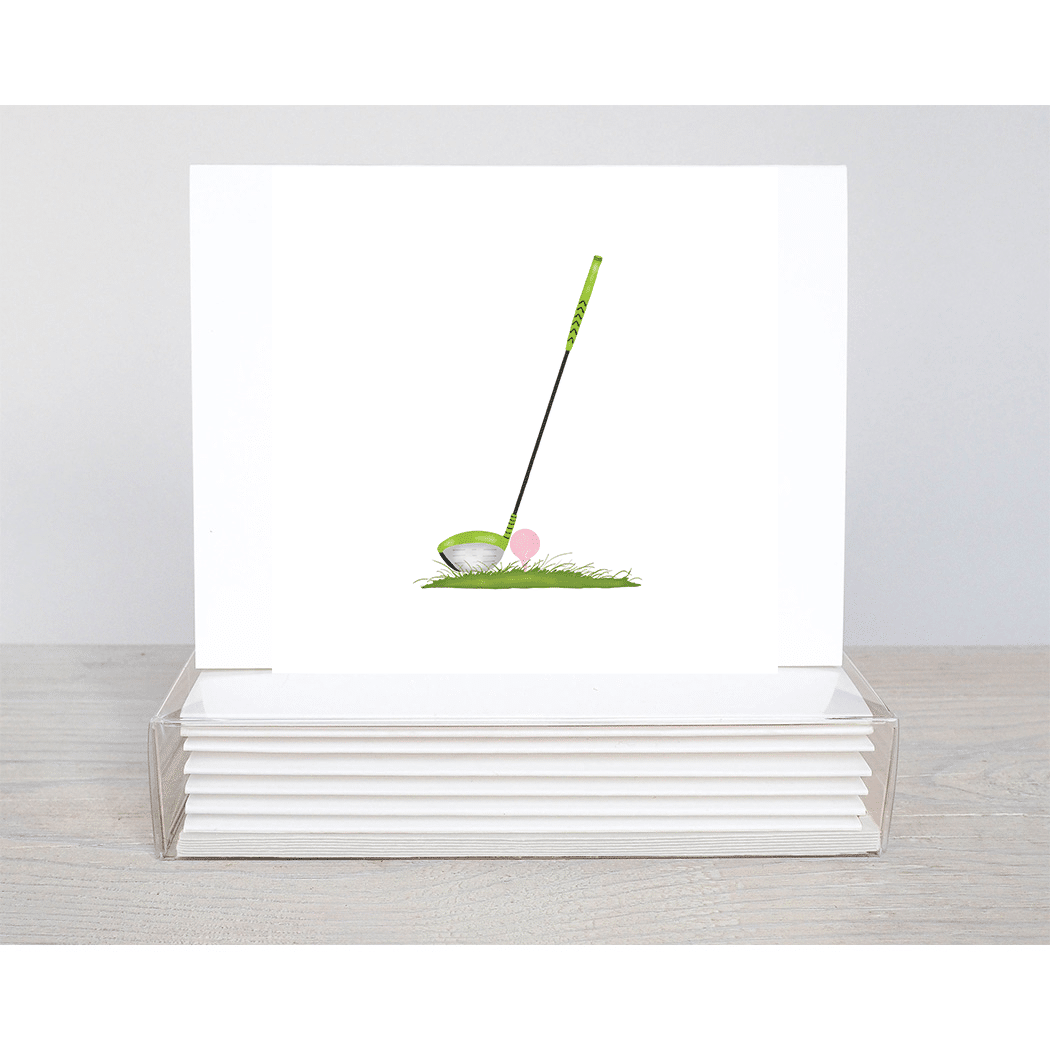 golf club note card