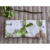 green herbs flour sack towel