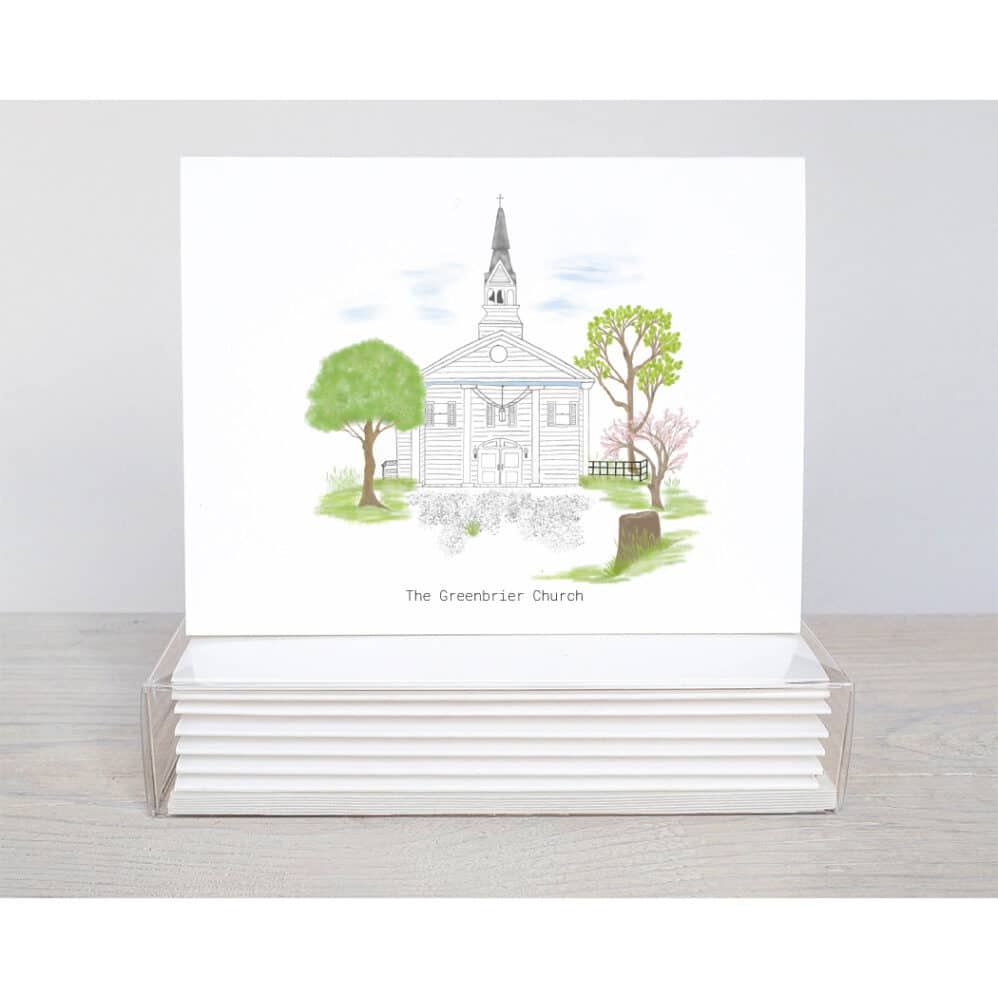 greenbrier church note card