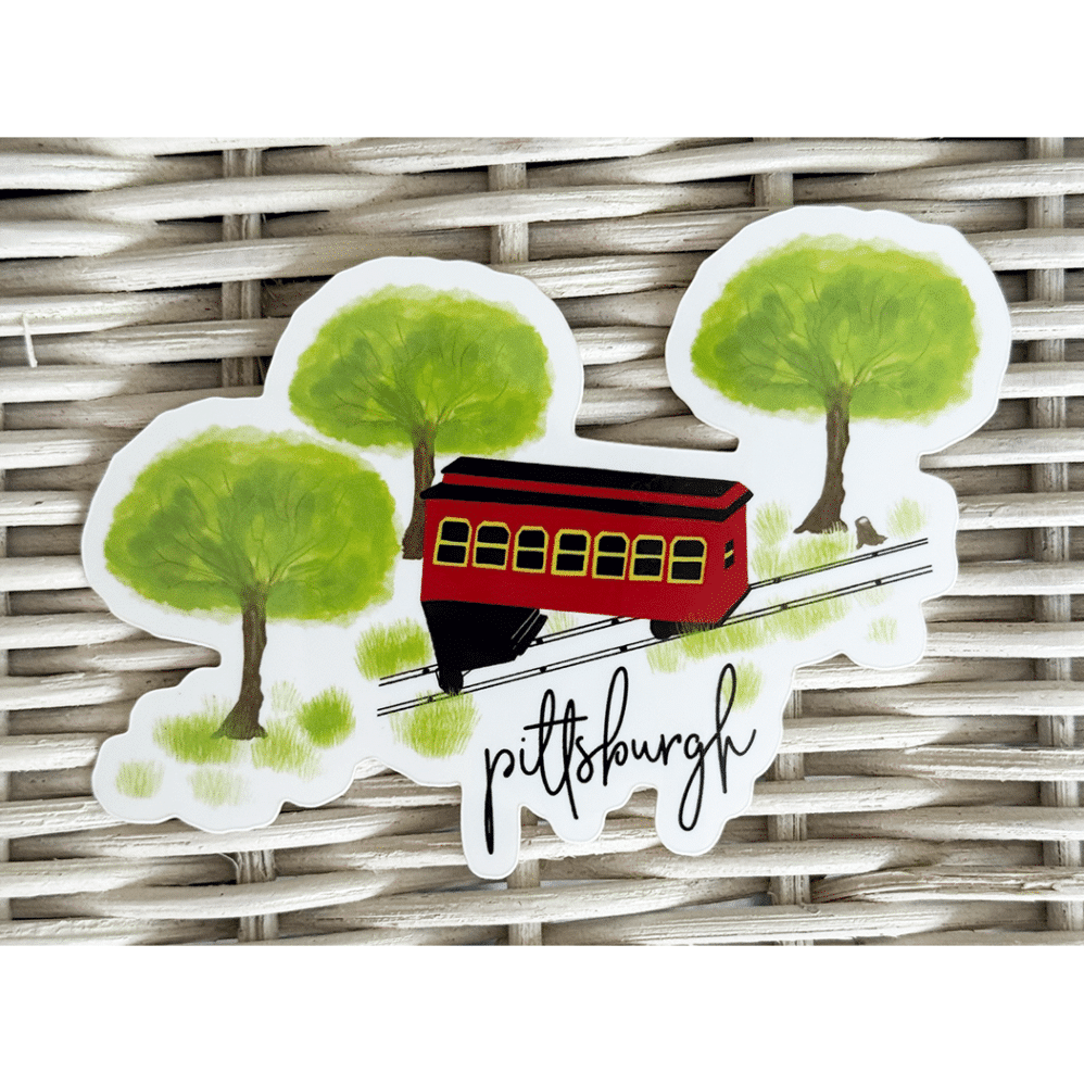 incline die cut sticker