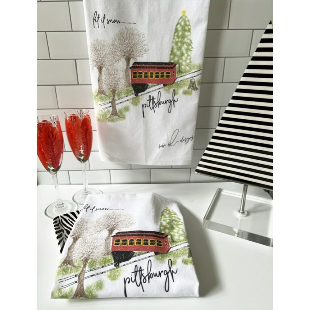Incline Let it Snow Flour Sack Towel
