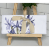 iris flour sack towel wrapped