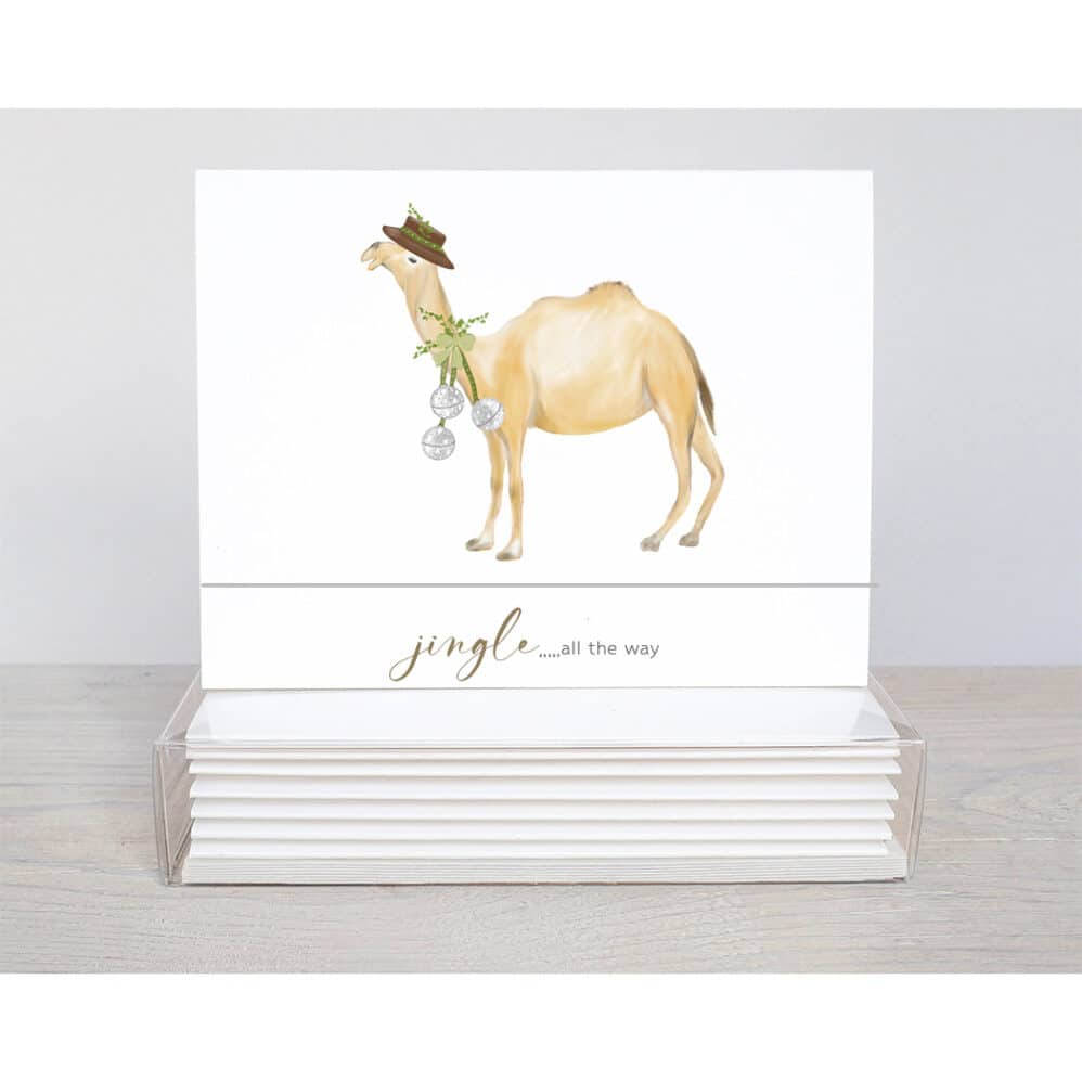 jingle all the way note card