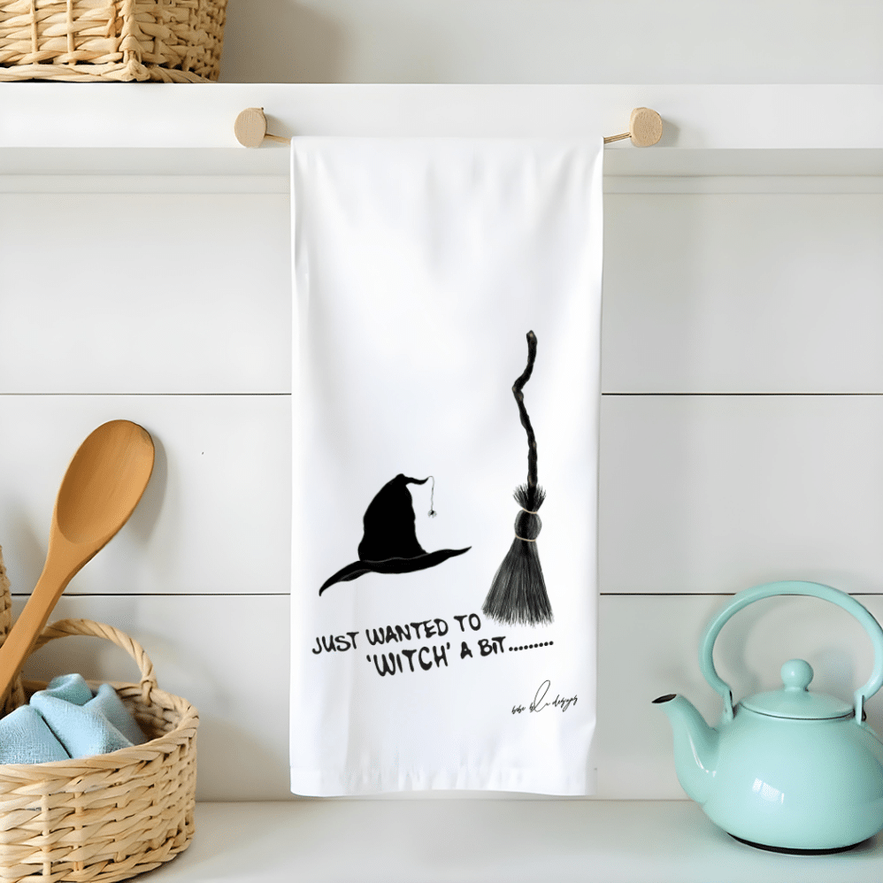 just wanted to witch a bit flour sack tea towel