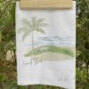 kiawah island flour sack towel