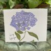 lacecap note card