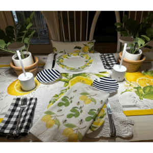 lemon lime bee table