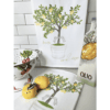 lemon tree flour sack towel
