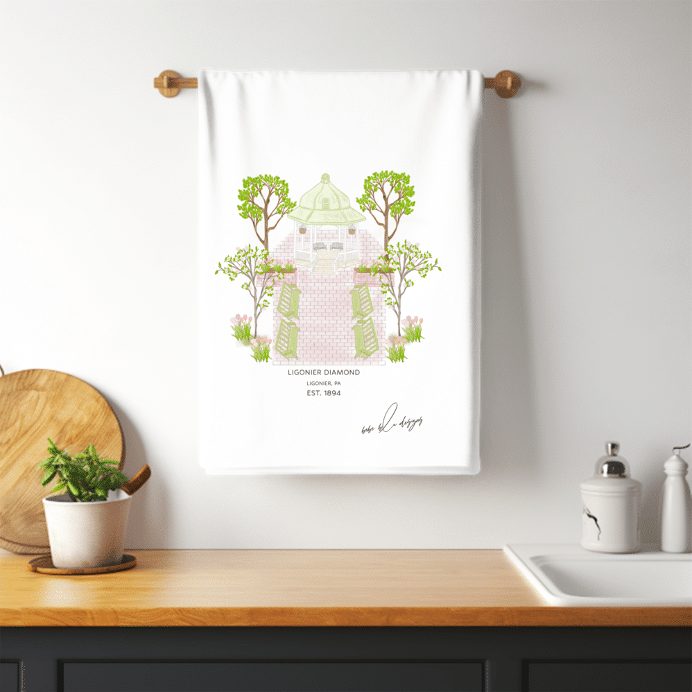ligonier on towel bar