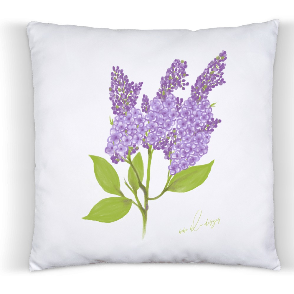 lilac pillow