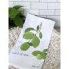 lime flour sack towel