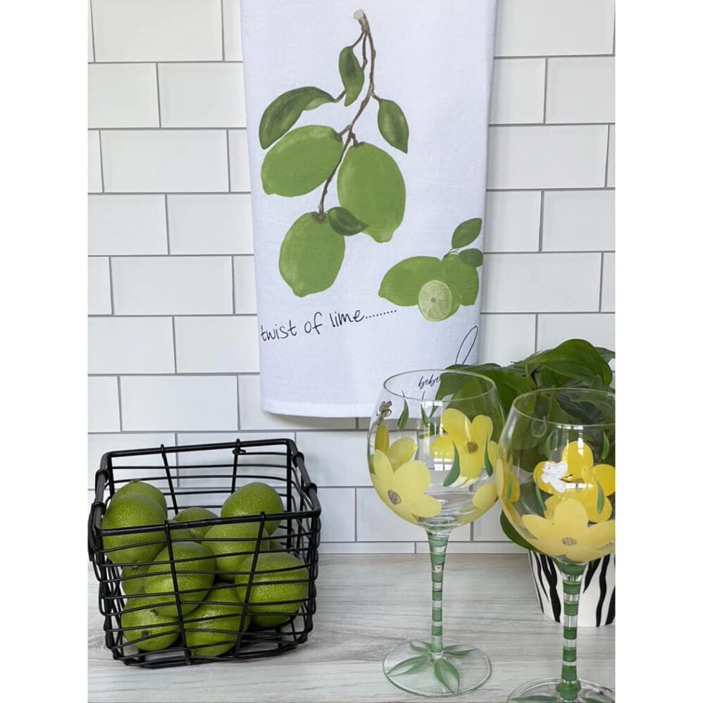 Lime Flour Sack Towel