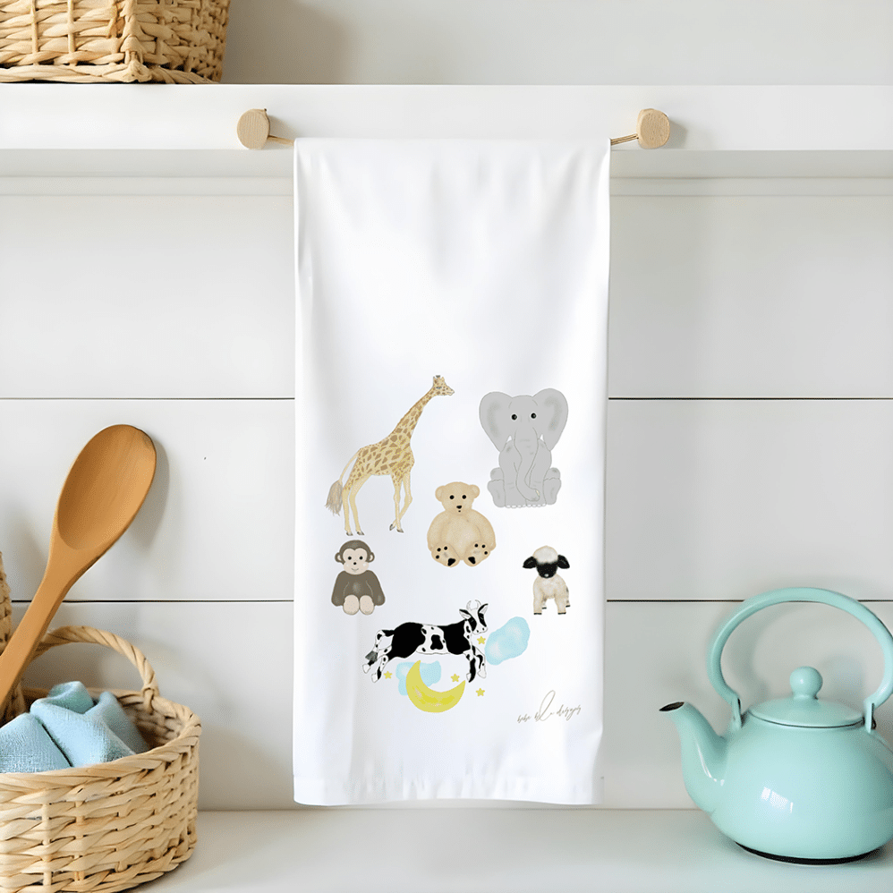 mothers helper flour sack tea towel for all babies messes.