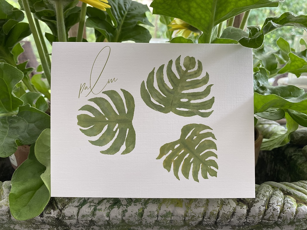 Palm Leaves Note Cards - BeBeBlu Designs