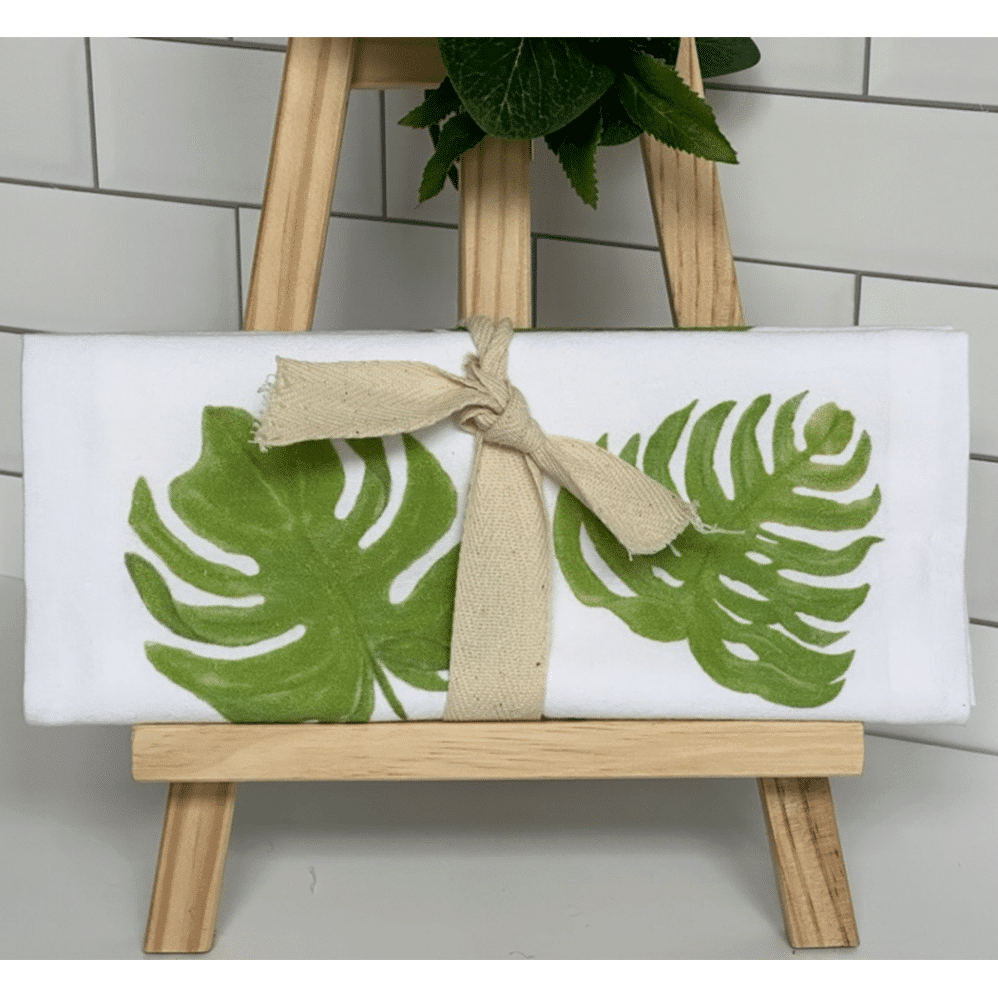 palm flour sack towel wrapped