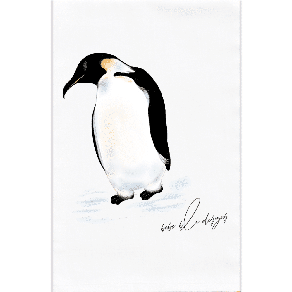 penguin flour sack towel