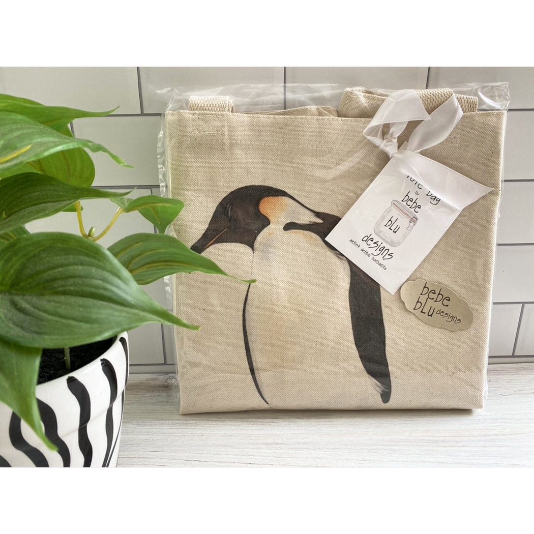 Cozy Penguin CW3110021CL Quilted Tote Bag
