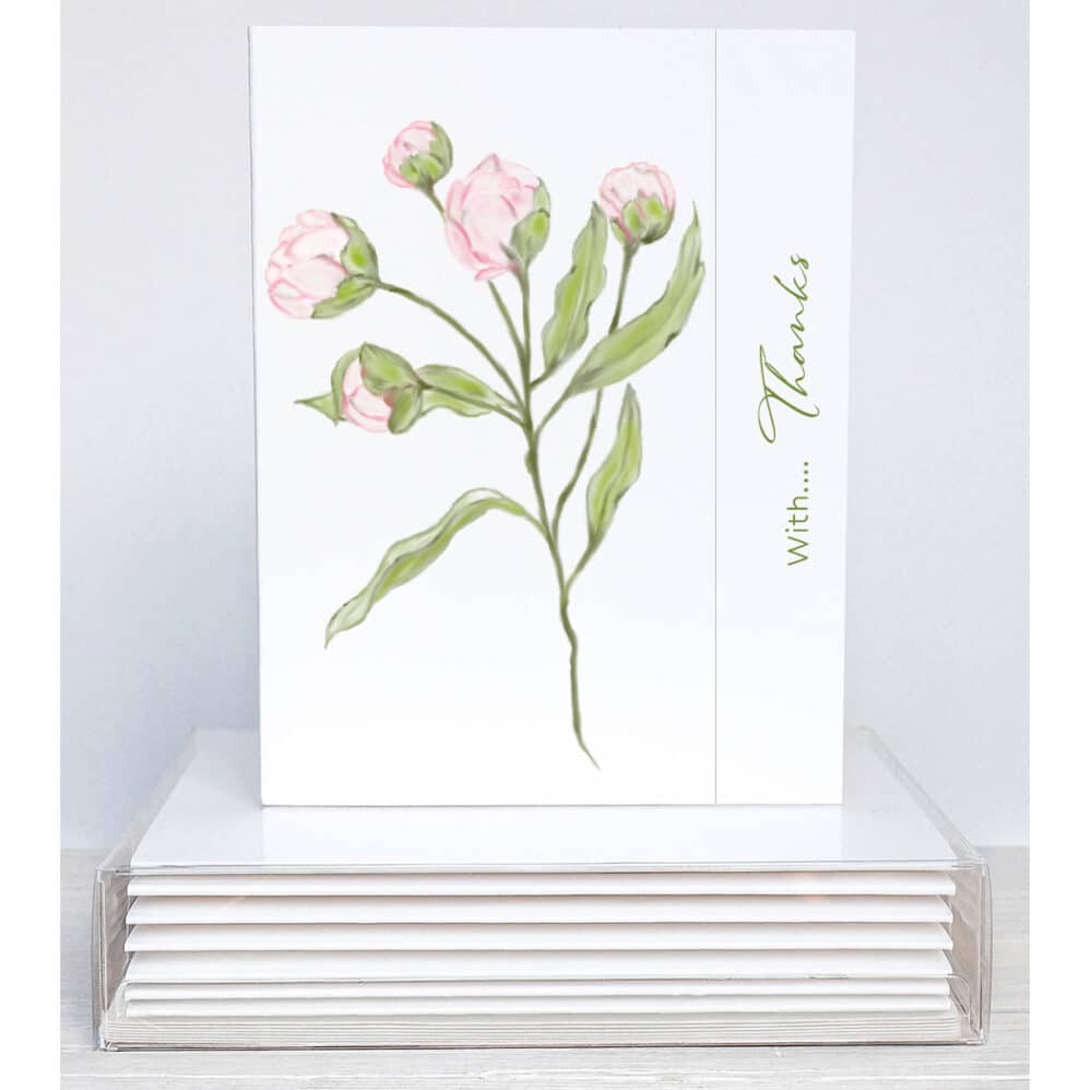 peony buds thank you