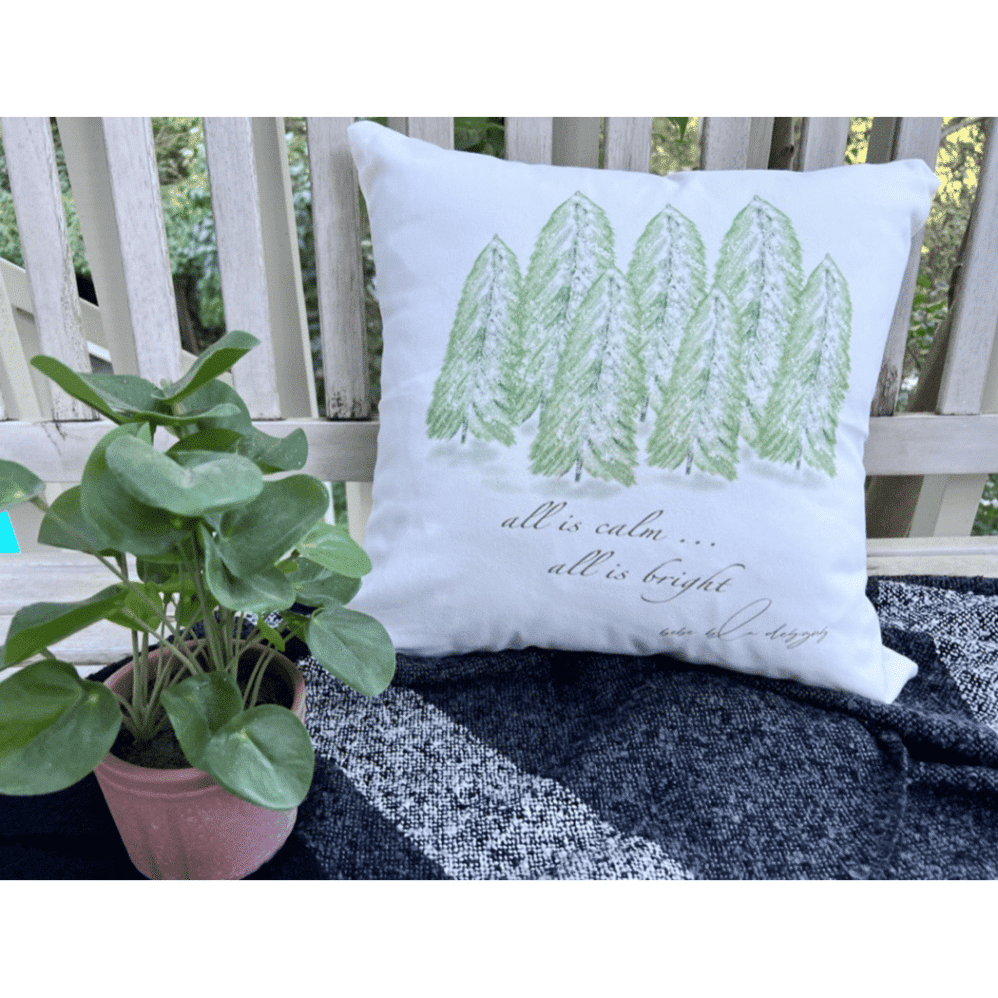 pine forest pillow