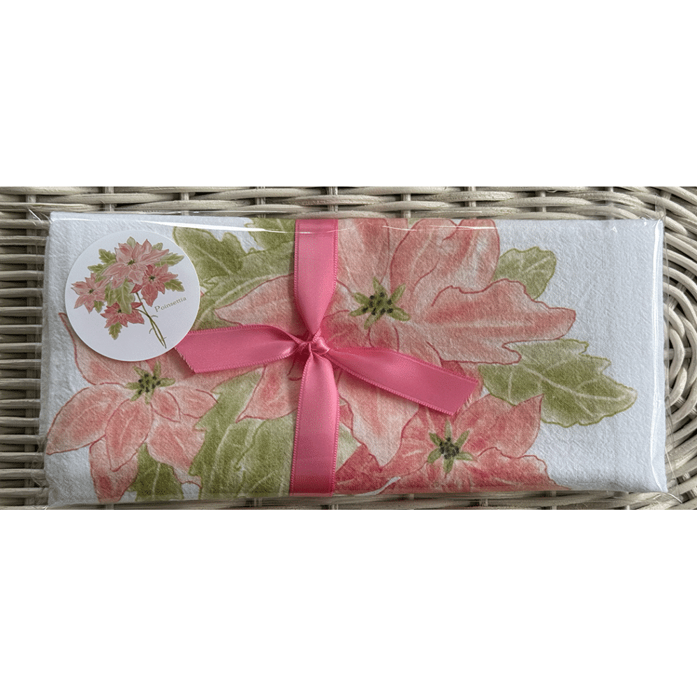 poinsettia wrapped
