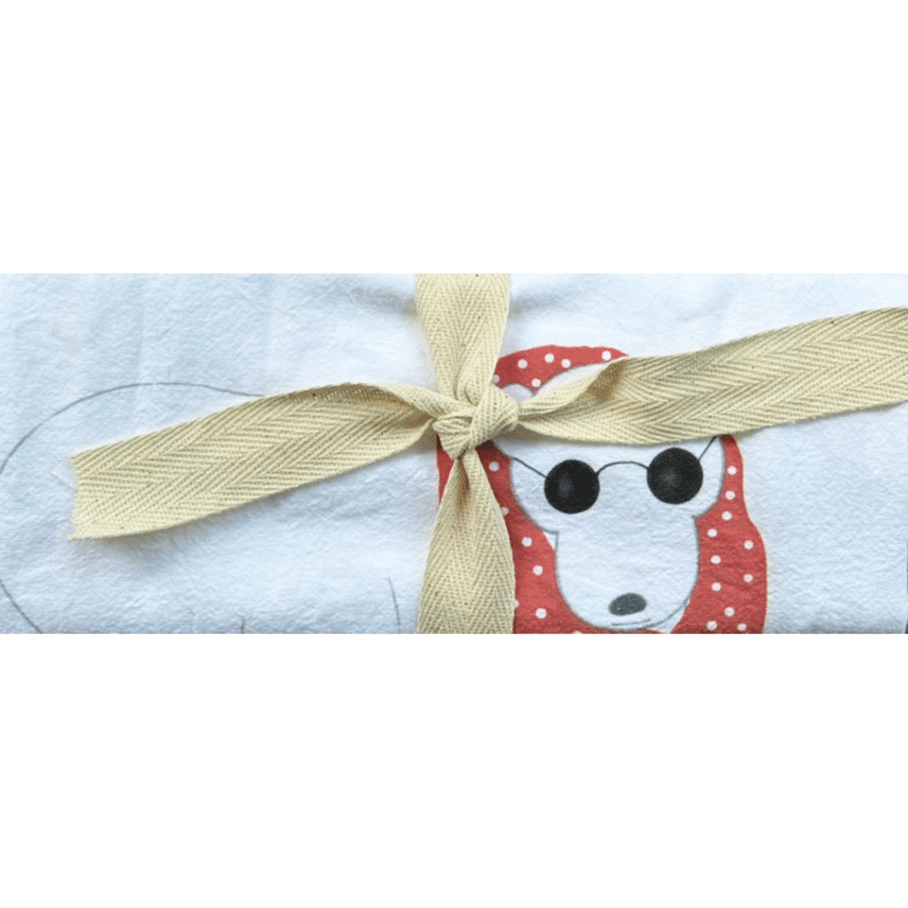 polar bear wrapped