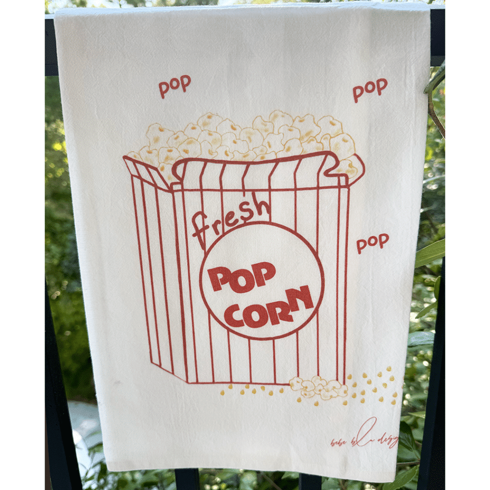 popcorn flour sack outside