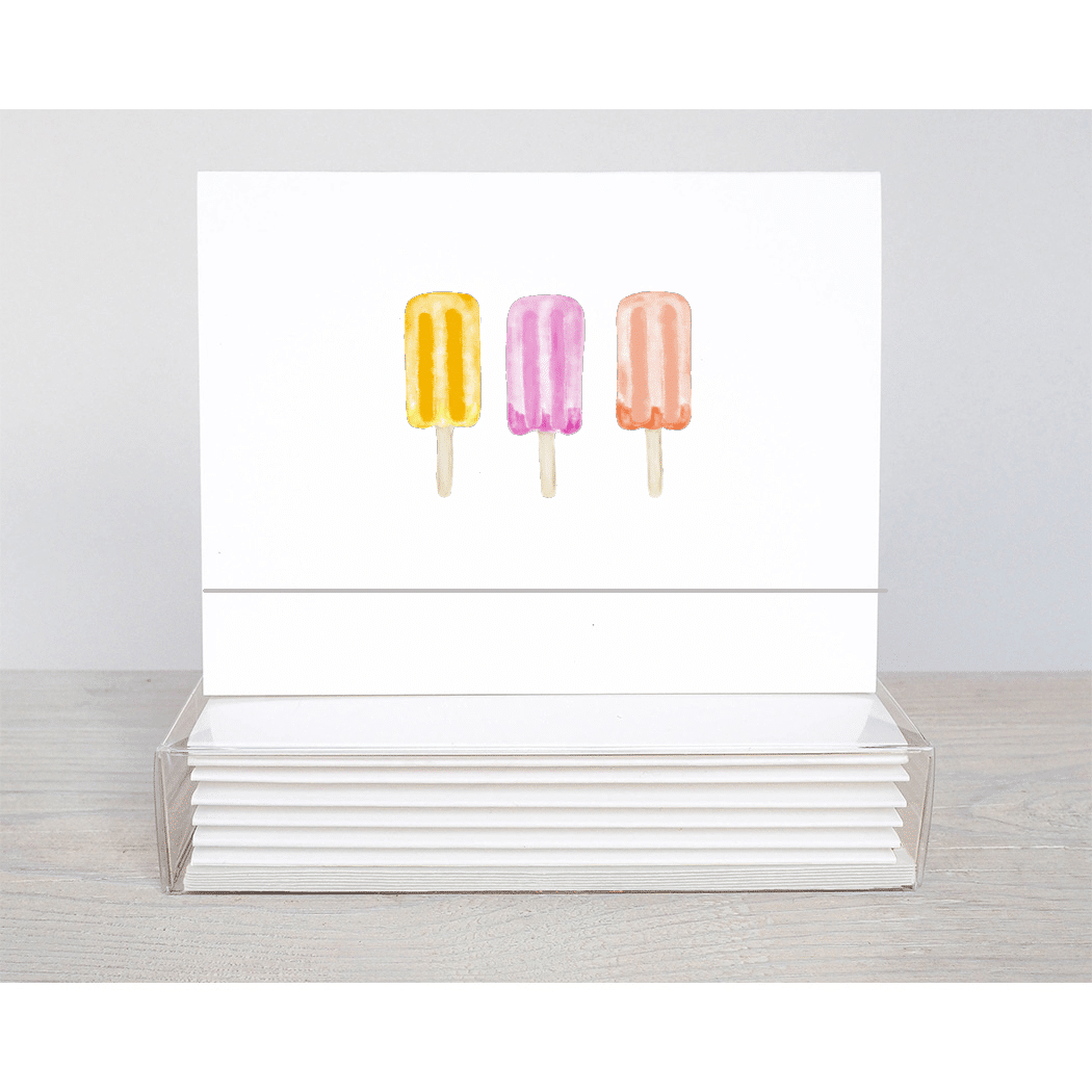 popsicle note cards