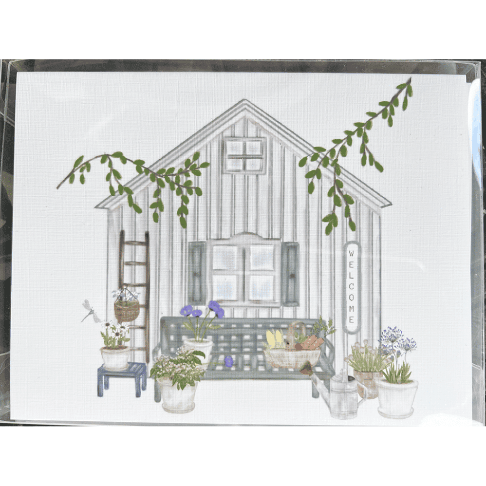 potting shed welcome notes