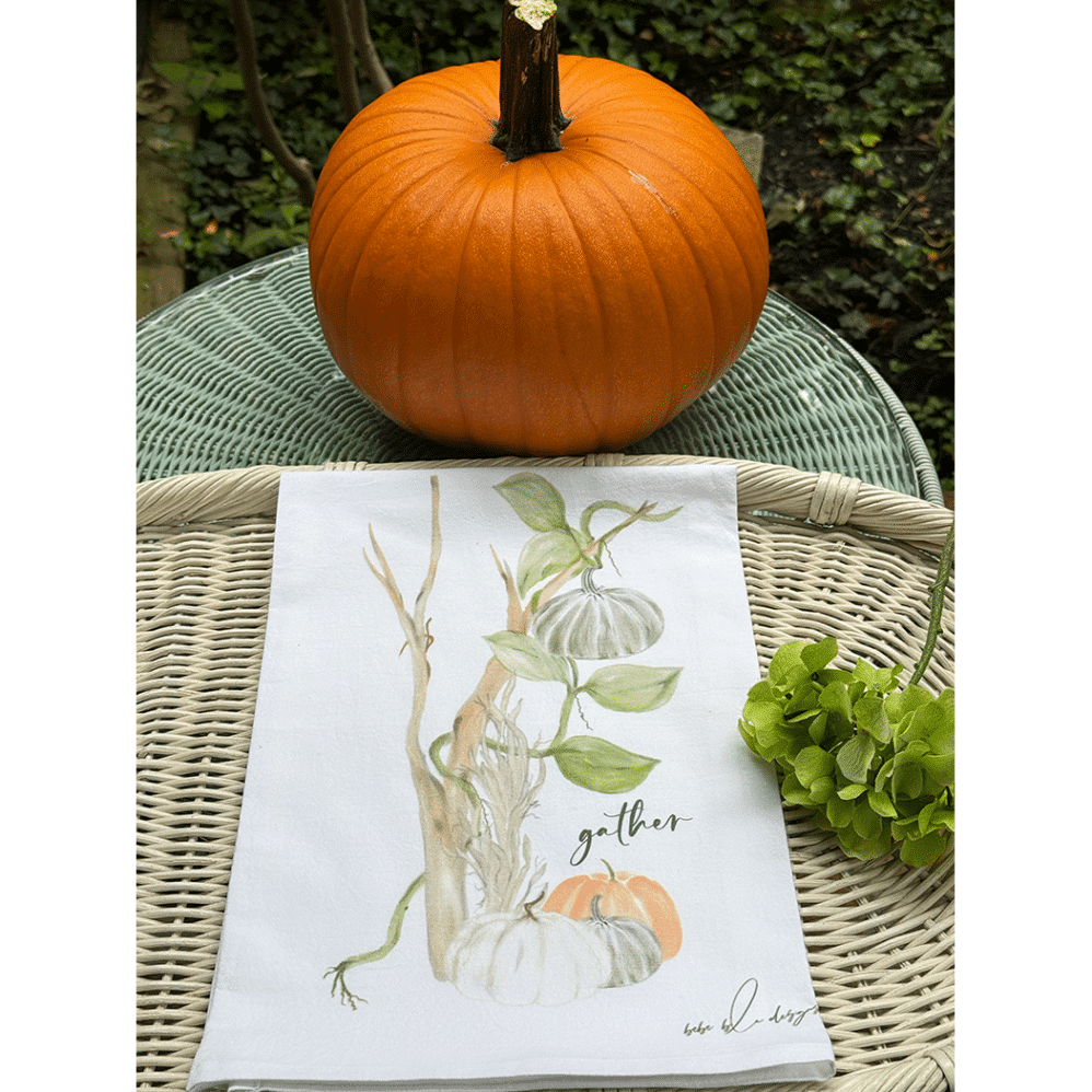 pumpkin gather towel