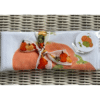 pumpkin patch flour sack towel wrapped