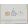 pumpkins orange blue white cards