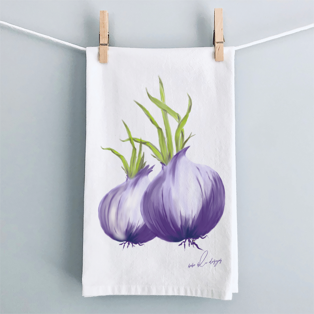 purple onion clothesline
