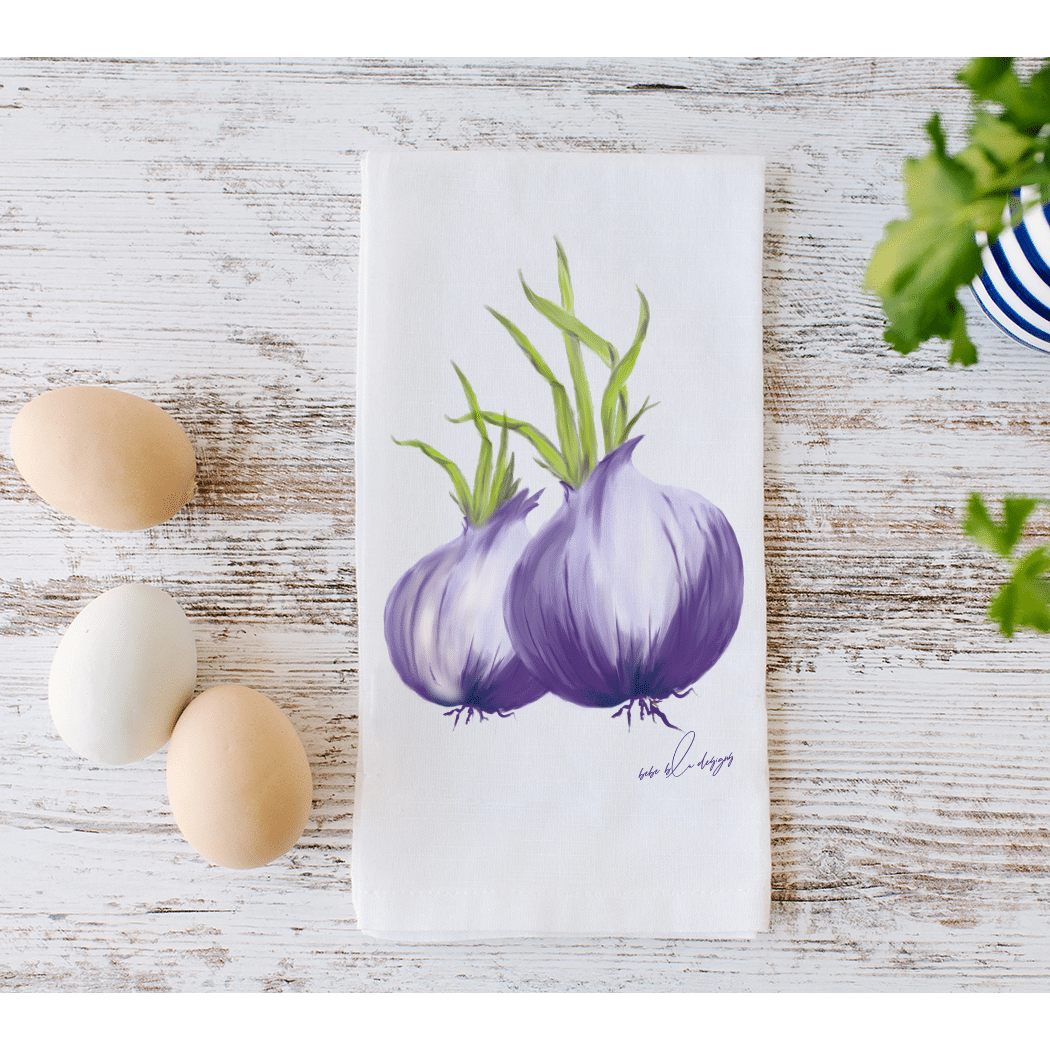 purple onion eggs