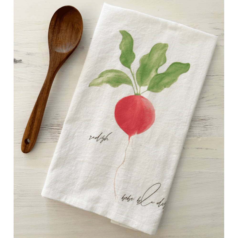 radish flour sack towel