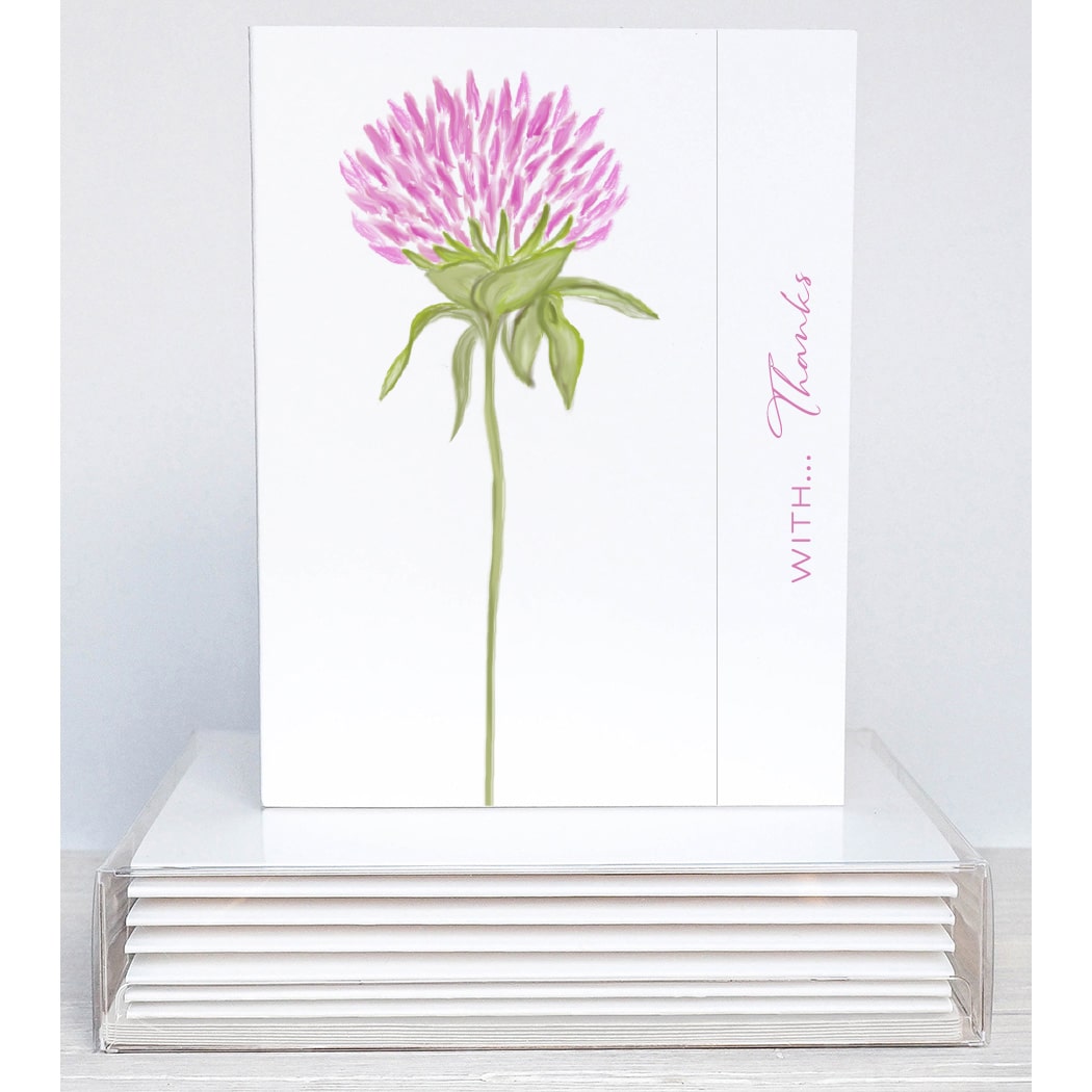 red clover thank you note