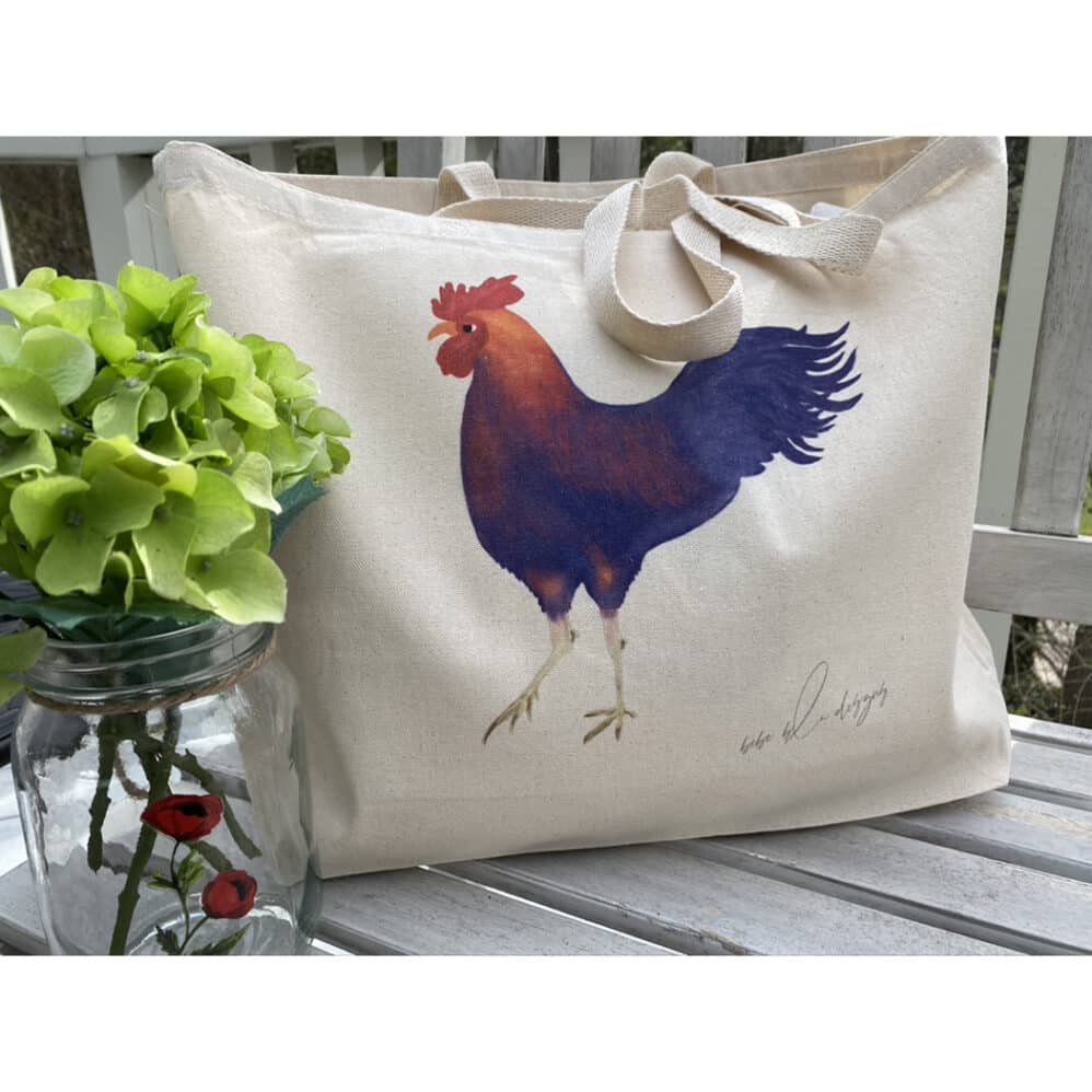 rooster tote