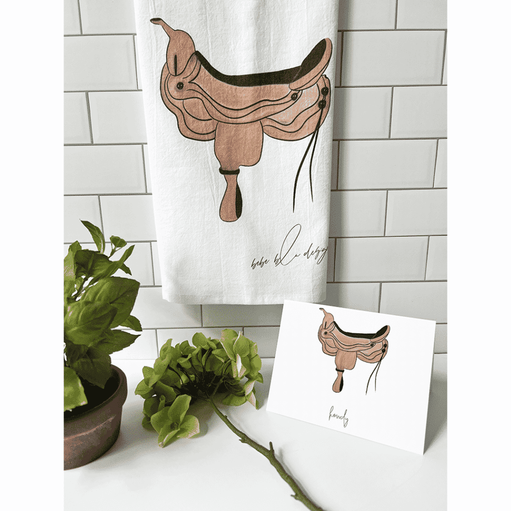 Saddle Flour Sack Towel