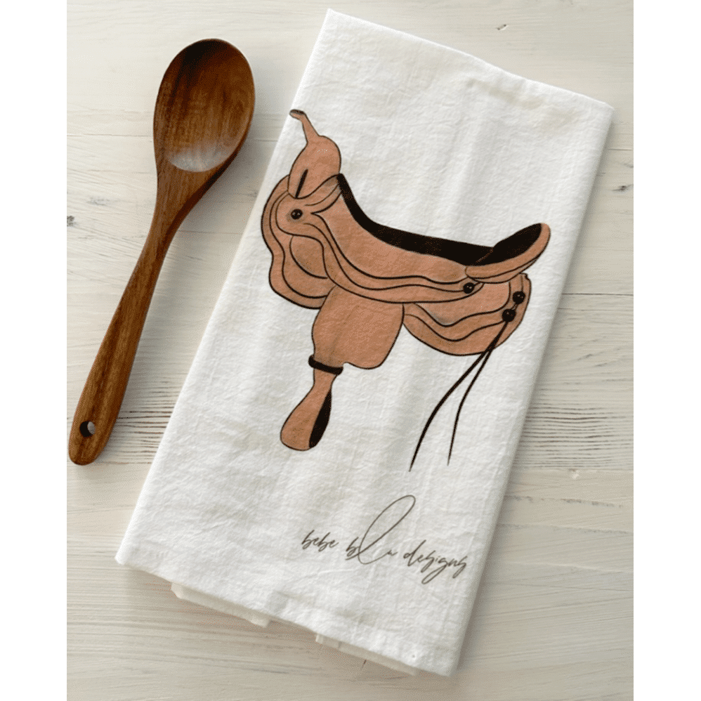 saddle flour sack towel