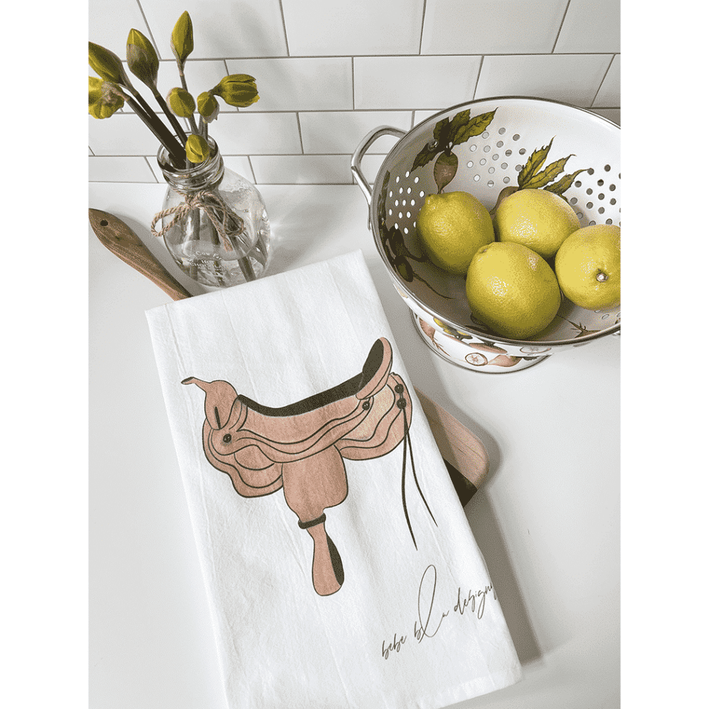 saddle flour sack towel