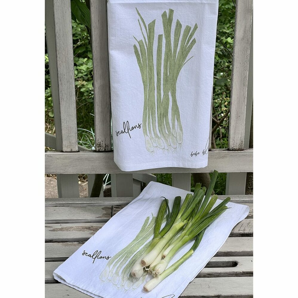 Scallions Flour Sack Towel