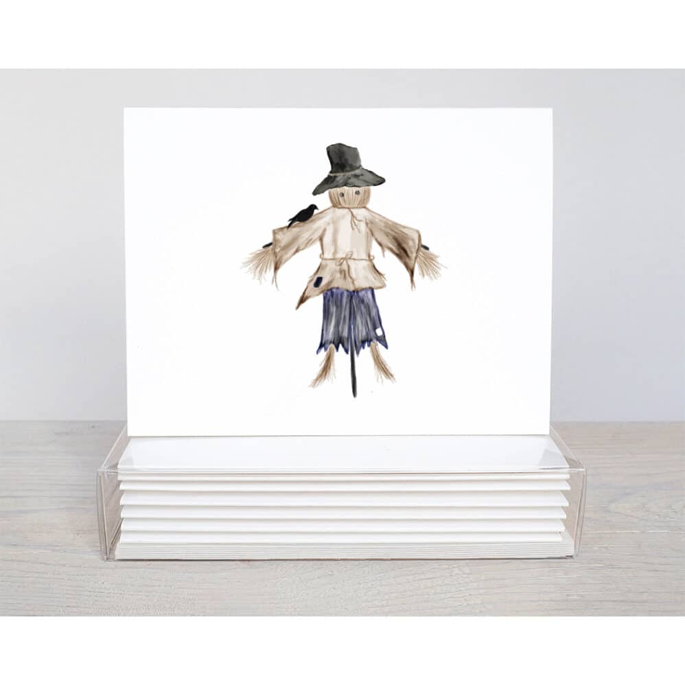 scarecrow note card