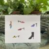 shoes note card