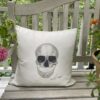 skull pillow