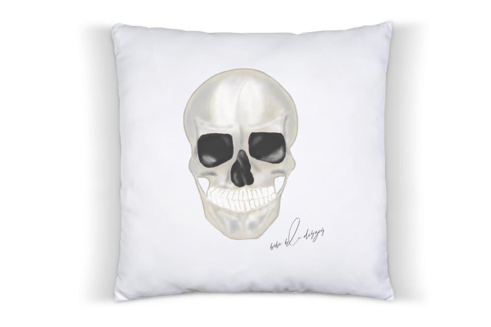 skull pillow