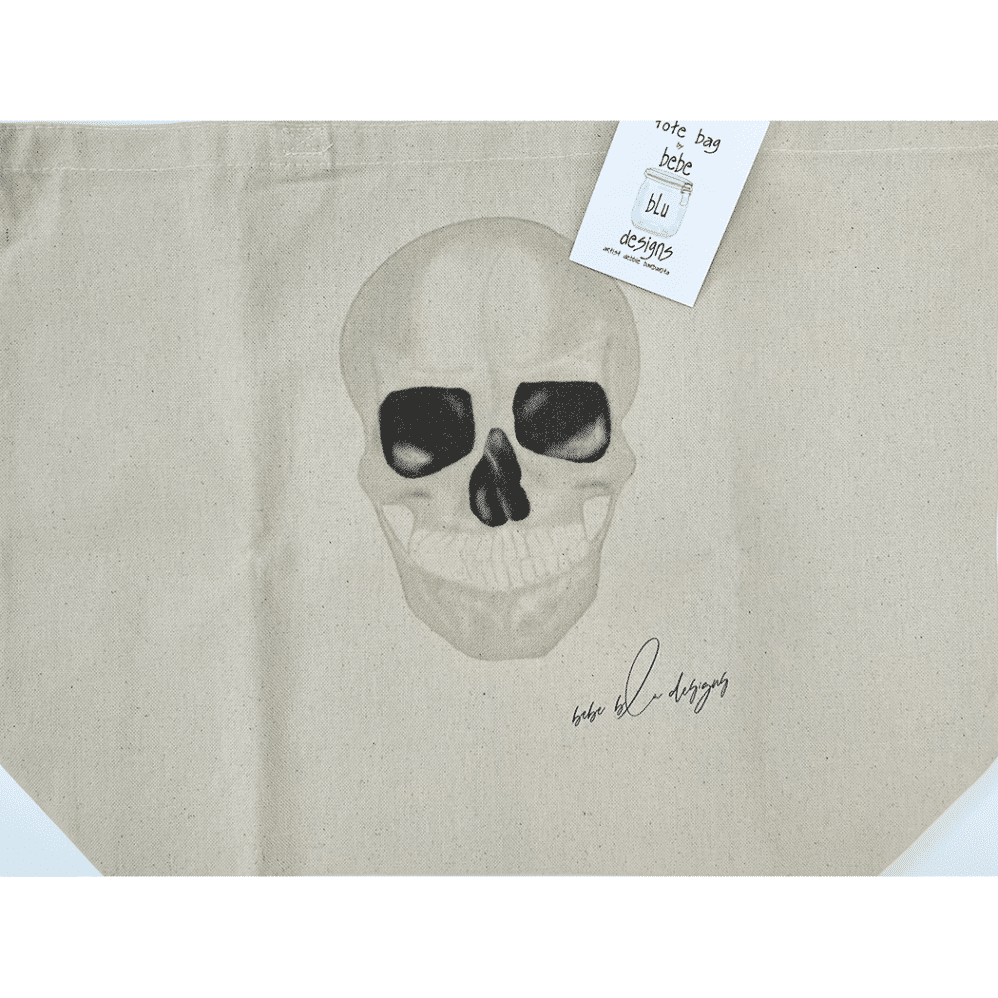 skull tote